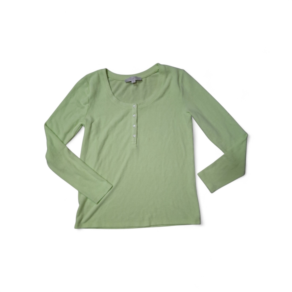 LOFT Light Green Long Sleeve Top
